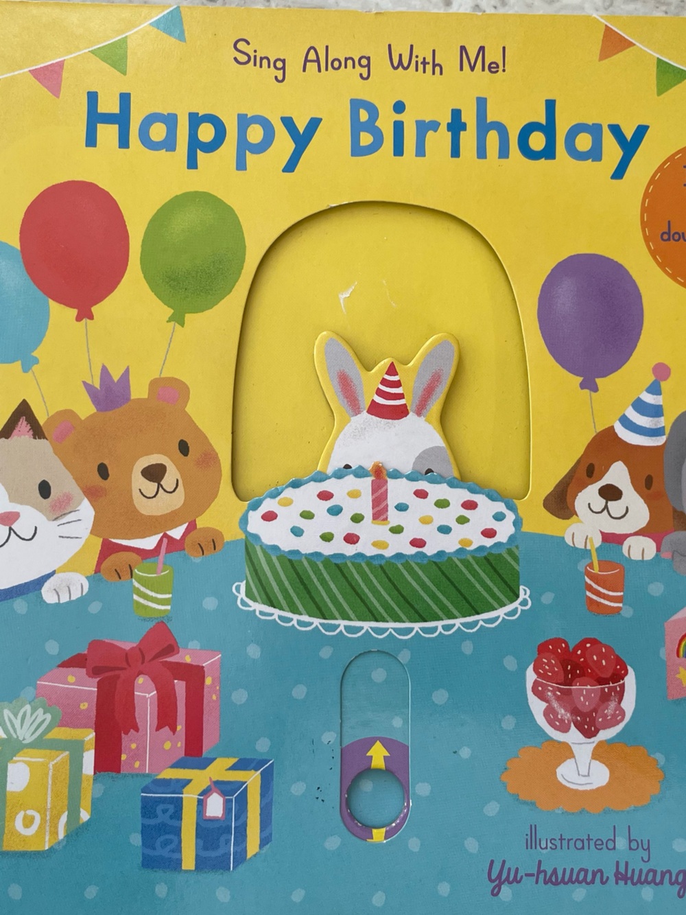 6/$20💥Birthday Musical Board Book for Toddlers, Happy Birthday Sing Along w Me